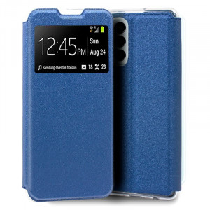 Funda COOL Flip Cover para Samsung M135 Galaxy M13 / A23 5G Liso Azul D