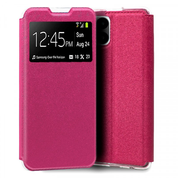 Fundação COOL Flip Cover para Xiaomi Redmi A1 Liso Rosa D