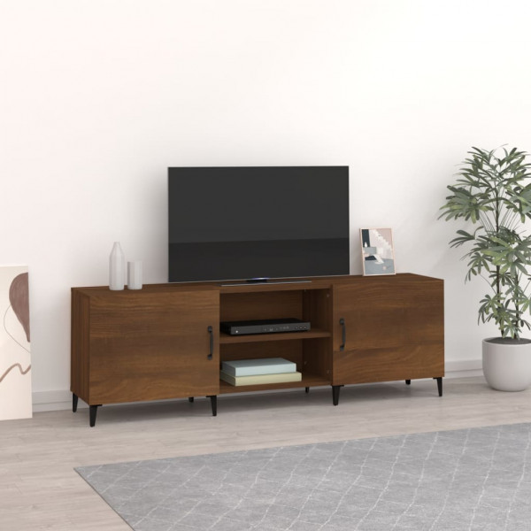 Mobiliário de TV madeira de carvalho marrom 150x30x50 cm D
