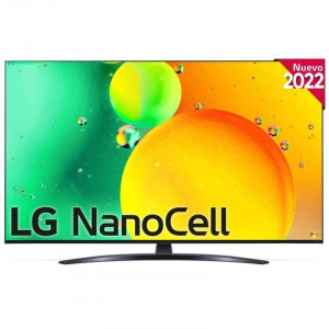 Smart TV LG 65" NanoCell LED 4K 65NANO766QA preto D