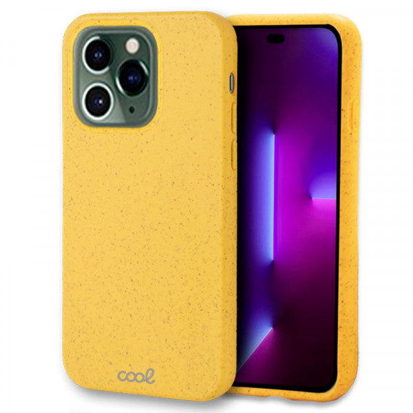 Carcasa COOL para iPhone 14 Pro Eco Biodegradable Amarillo D