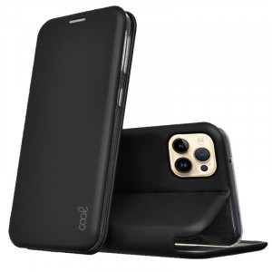 Fundação COOL Flip Cover para iPhone 14 Pro Max Elegância Preto D