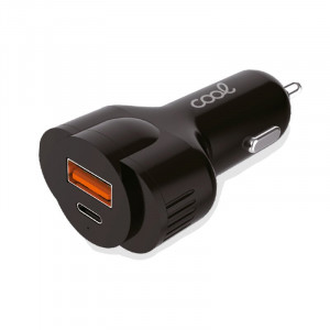Carregador Universal Car USB Entry + Tipo C PD Entry COOL (30W) Preto D