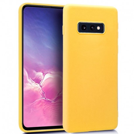 Funda COOL Silicona para Samsung G970 Galaxy S10e (Amarillo) D