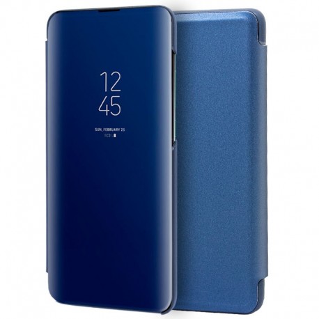 Funda Flip Cover Huawei P30 Clear View Azul D