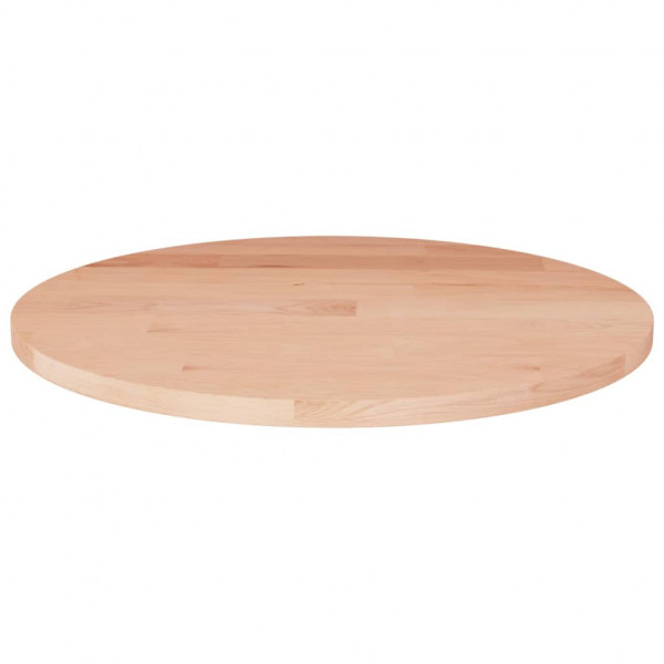 Superficie de mesa redonda madera de roble sin tratar Ø30x1.5cm D
