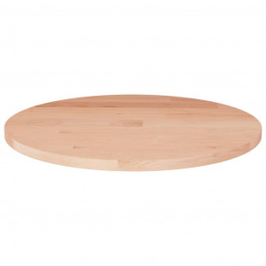Superficie de mesa redonda madera de roble sin tratar Ø50x1.5cm D