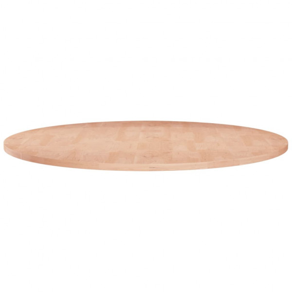 Superficie de mesa redonda madera de roble sin tratar Ø70x1.5cm D
