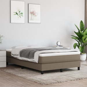 Colchón de muelles ensacados tela gris taupe 120x200x20 cm D