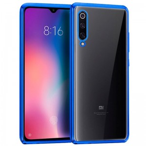Carcasa Xiaomi Mi 9 Borde Metalizado (Azul) D