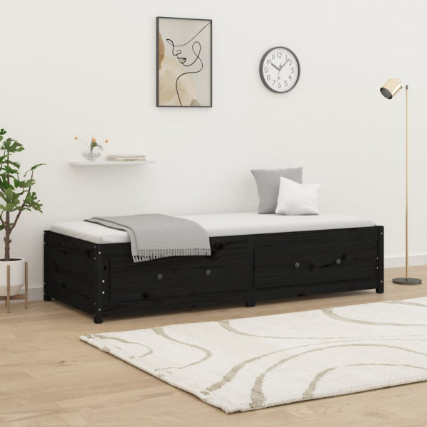 Sofá cama de madera maciza de pino 90x190 cm D