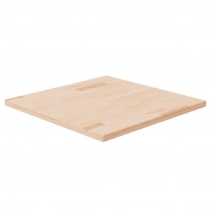 Tablero de mesa cuadrada madera de roble sin tratar 60x60x2.5cm D