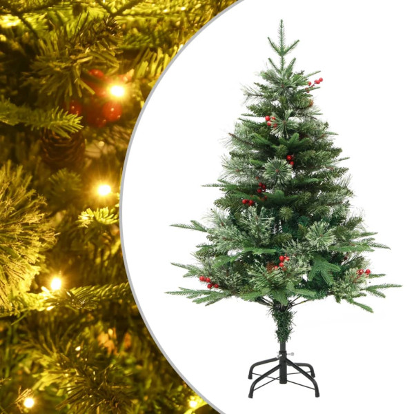 Árvore de Natal com Luzes e Piñas PVC Peer 120 cm D