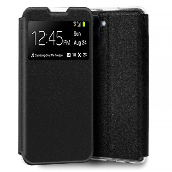 Funda COOL Flip Cover para Realme C33 Liso Negro D