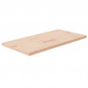 Encimera de baño madera maciza sin tratar 80x40x2.5 cm D