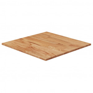 Tablero de mesa cuadrado madera roble marrón claro 60x60x1.5 cm D