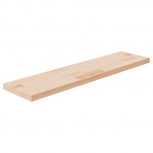 Tabla de estantería madera maciza roble sin tratar 80x20x2.5 cm D