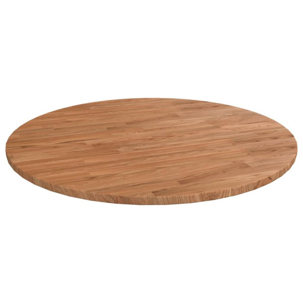 Tablero de mesa redonda madera de roble marrón claro Ø90x1.5 cm D