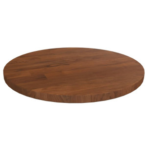 Tablero de mesa redonda madera de roble marrón oscuro Ø30x1.5cm D