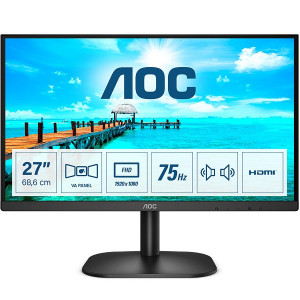 Monitor AOC 27" LED Full HD 27b2am preto D