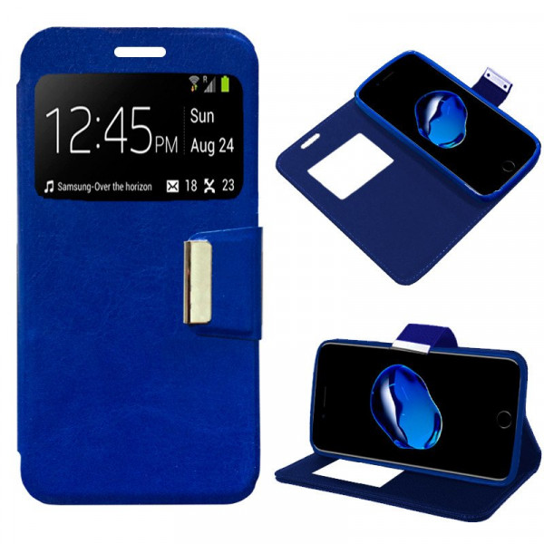 Funda COOL Flip Cover para iPhone 7 Plus / iPhone 8 Plus Liso Azul D