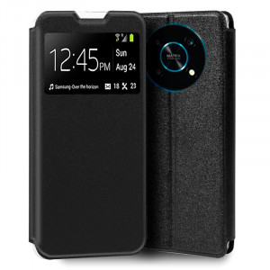 Funda COOL Flip Cover para Huawei Honor Magic 4 Lite Liso Negro D