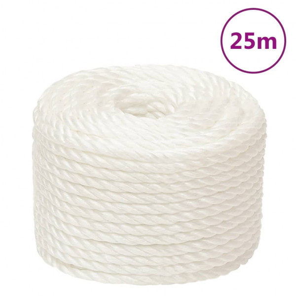 Cuerda de trabajo polipropileno blanco 20 mm 25 m D