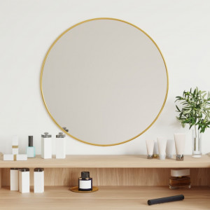Espejo de pared redondo dorado Ø 50 cm D