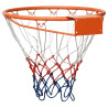 Aro de baloncesto acero naranja 39 cm 4