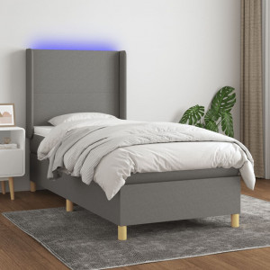 Maison Exclusive Estructura cama metal con cabecero y pie cama blanco  193x203 cm