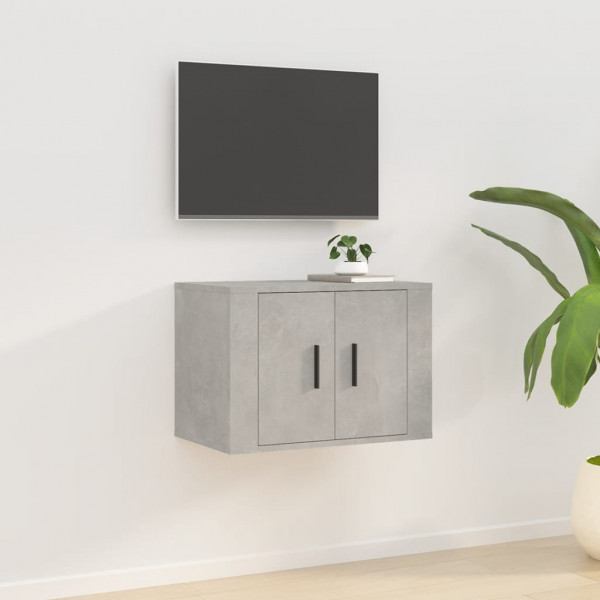 Mueble para TV de pared gris hormigón 57x34.5x40 cm D