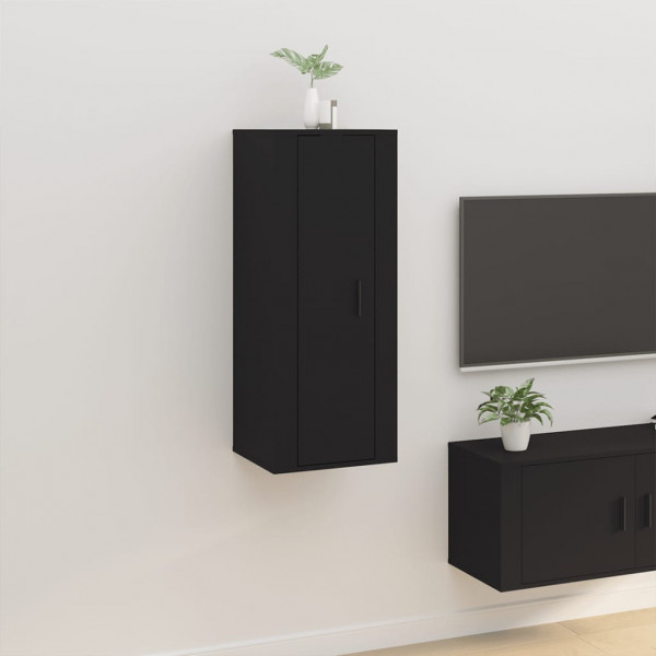 Mobiliário para TV de parede preta 40x34.5x100 cm D