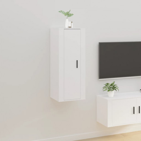 Mueble para TV de pared blanco 40x34.5x100 cm D
