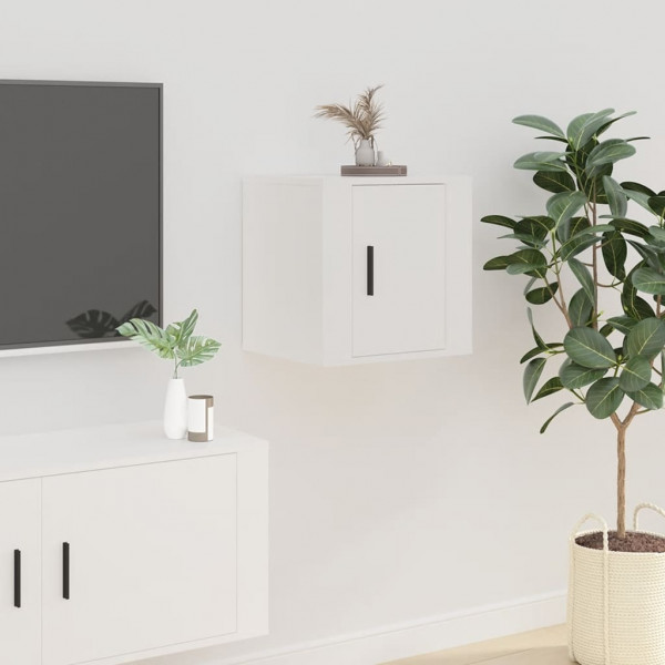 Mueble para TV de pared blanco 40x34.5x40 cm D