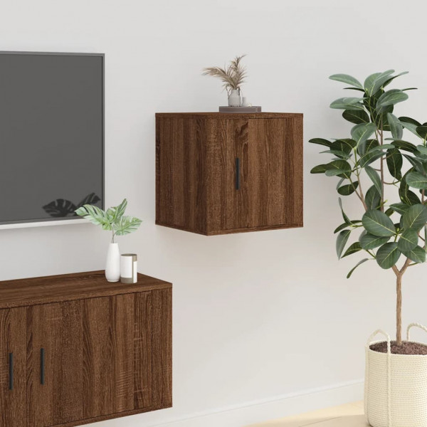 Móveis para TV de parede de carvalho marrom 40x34.5x40 cm D