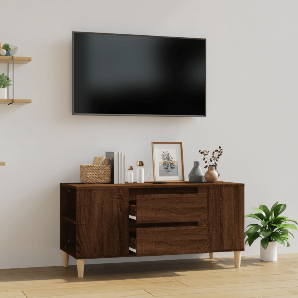Móveis para TV madeira contraplacada marrom carvalho 102x44.5x50 cm D