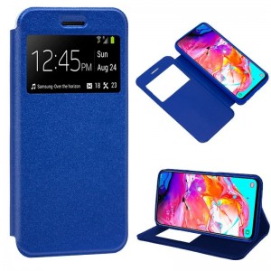 Funda COOL Flip Cover para Samsung A705 Galaxy A70 Liso Azul D