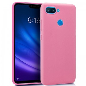 Funda COOL Silicona para Xiaomi Mi 8 Lite (Rosa) D