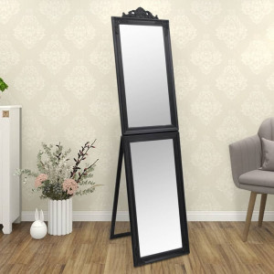 Espejo con joyero de pared blanco 37.5x10x90 cm