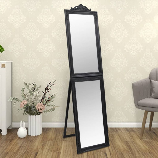 Espelho de pé preto 40x160 cm D