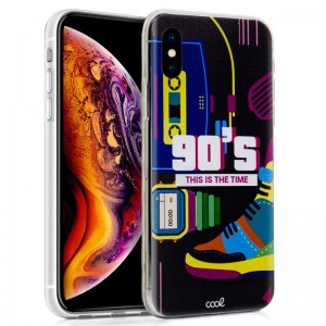 Carcaça COOL para iPhone XS Max Retro desenhos D