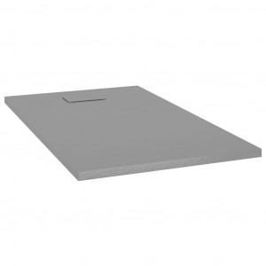 Base de chuveiro SMC 120x70 cm cinzento H