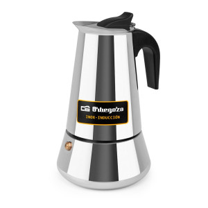 Cafetera italiana ORBEGOZO KFI660 6 copos de aço inoxidável D