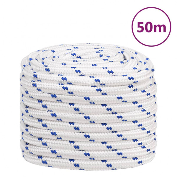 Corda para barco em polipropileno branco 20 mm 50 m D