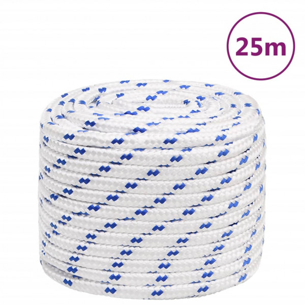 Cuerda de barco polipropileno blanco 16 mm 25 m D