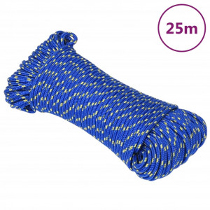 Corda de barco de polipropileno azul 4 mm 25 m D