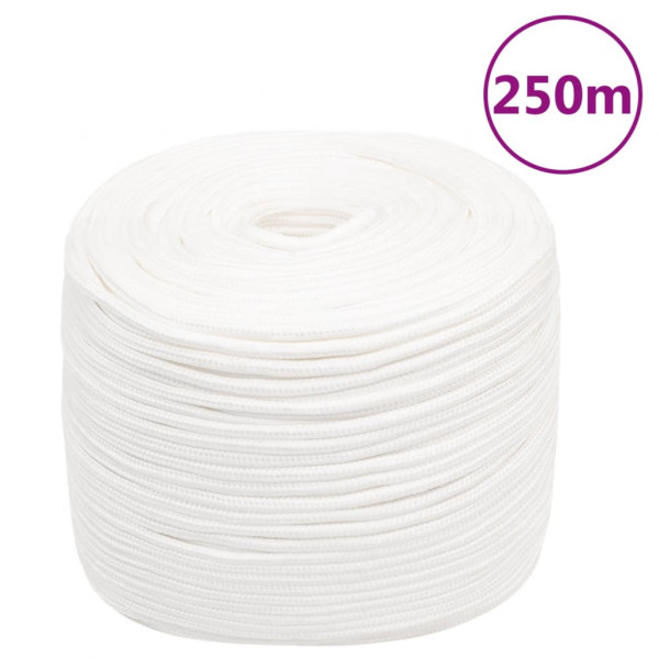 Cuerda de barco polipropileno blanco intenso 6 mm 250 m D