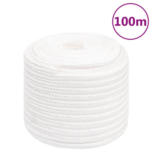 Cuerda de barco polipropileno blanco intenso 16 mm 100 m D