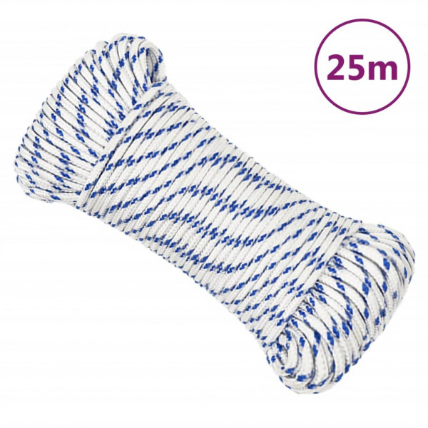 Cuerda de barco polipropileno blanco 4 mm 25 m D