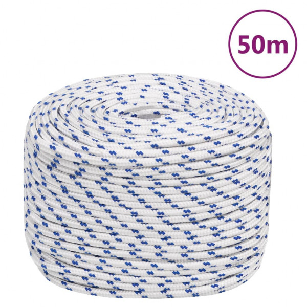 Cuerda de barco polipropileno blanco 6 mm 50 m D